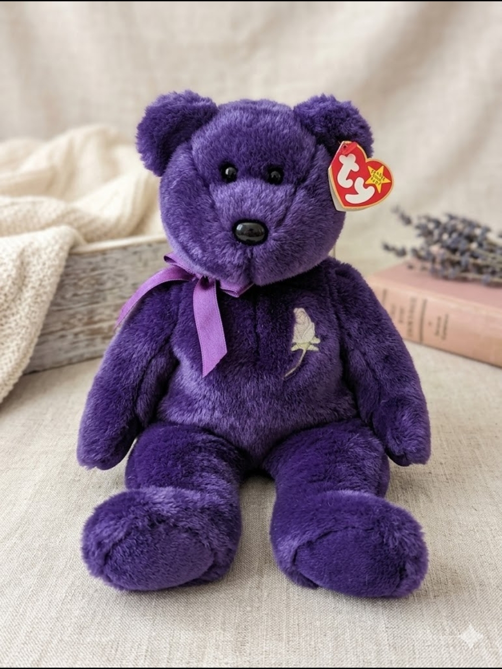 Rare Vintage Ty Princess Diana Beanie Buddy
